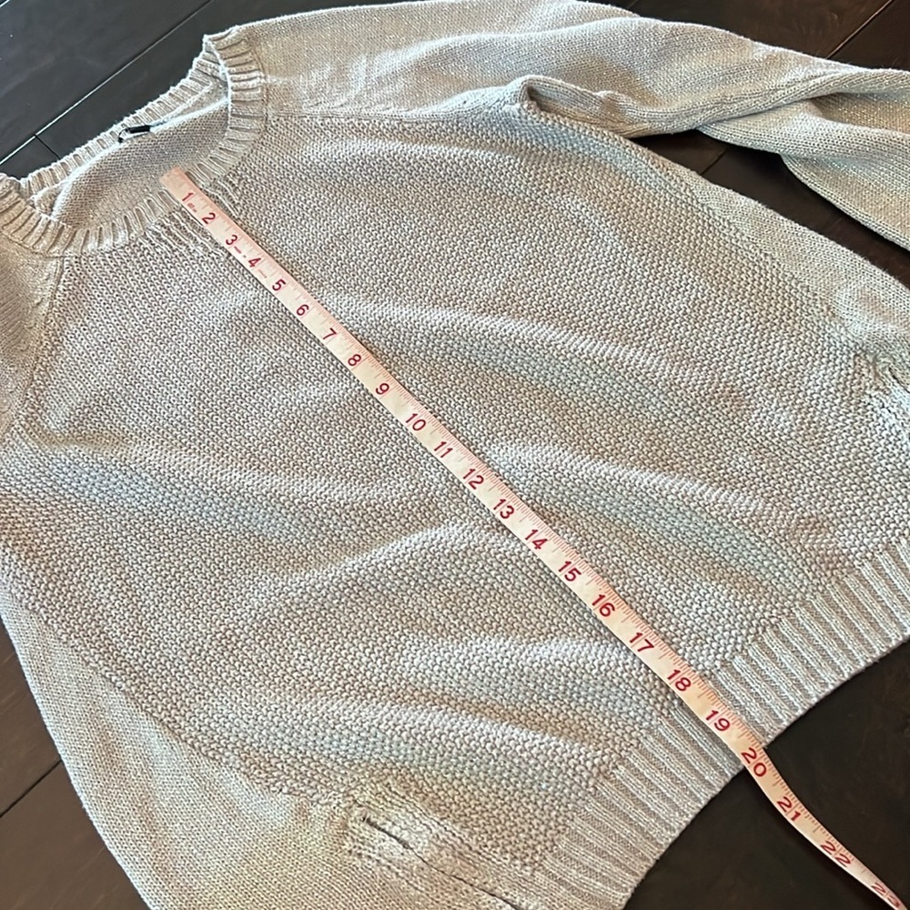 Apt9 gray metallic sweater M - Picture 9 of 10